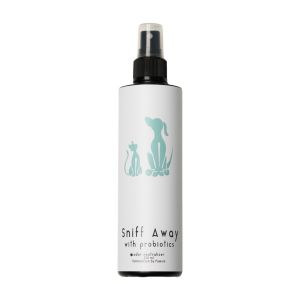Solutie indepartare mirosuri si pete pe baza de probiotice Sniff Away, pentru animalele de companie, 250 ml
